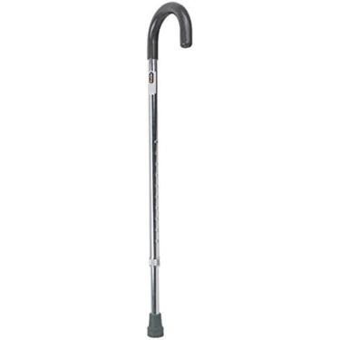 Imagem de Bengala De Cabo Redondo Com Cabo De PVC, Bengala Retrátil De Alumínio Ajustável, Bengala Leve E Portátil Para Idosos Antiderrapante Para Mobilidade,Hilarious123