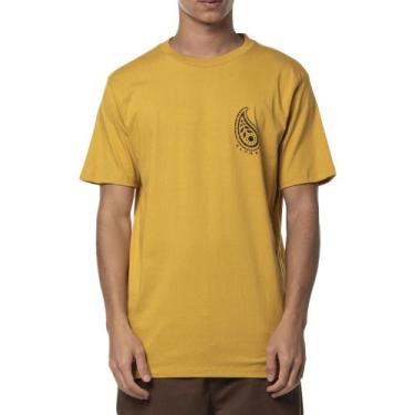 Imagem de Camiseta Element Paisley Sm24 Masculina Amarelo