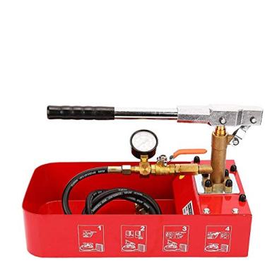 Imagem de IRONWALLS Testador de pressão hidrostática, bomba manual de teste de pressão de água, testador de vazamento de 5 Mpa com medidor e tanque de 2 galões