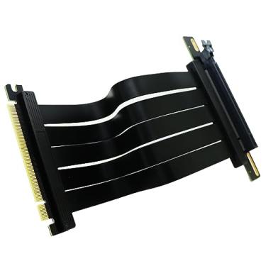 Imagem de Sintech Placa Riser PCIe 4.0 16X, cabo de extensão PCI-E Express X16, compatível com placa GPU GTX RTX Radeo Series (90 graus, 20 cm)