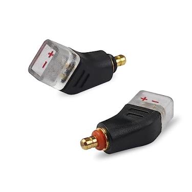 Imagem de okcsc Adaptadores para Westone Pro X10-X50 macho para cabo de 2 pinos, compatível com fones de ouvido MACH10-80 ou Linum BAX T2, qualidade de som sem perdas, um par de conversor de fone de ouvido