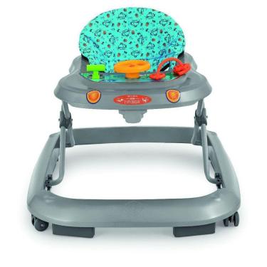 Imagem de Andador Infantil Musical Para Bebê Cinza Tutti Baby