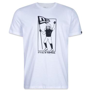 Imagem de Camiseta New Era Core Ligas Football Branco-Masculino