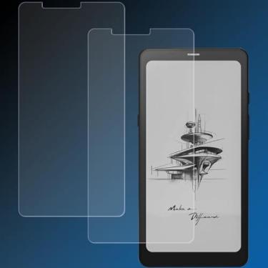 Imagem de GOVTVA Protetor de tela projetado para 15.6 cm Onyx Boox Palma 2 / Boox Palma Mobile ePaper (pacote com 2) Película PET antirreflexo, antirreflexo, anti-impressão digital, película fosca (Nano Matte