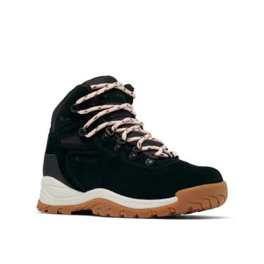 Imagem de Columbia Tênis feminino Newton Ridge Plus impermeável para caminhada, Preto/rosa blush, 9.5 Wide