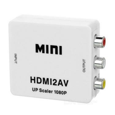 Imagem de Mini Conversor Adaptador Hdmi Para Rca Áudio E Vídeo