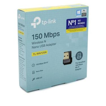 Imagem de Mini Adaptador Wireless Usb 150Mbps Tp-Link - Tl-Wn725n