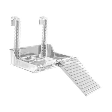 Imagem de Bothyi Rampa para Tanque de Tartarugas Plataforma para Tanque de Tartarugas Anfíbios Escada para Tanque de Répteis Terraço para Descanso de Tartarugas, 163x114x50mm