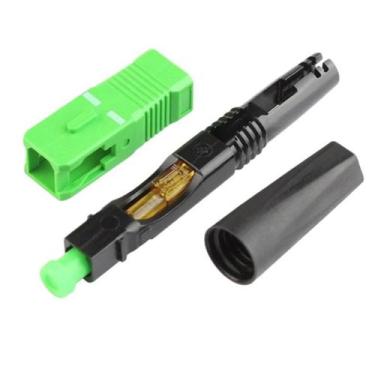 Imagem de Conector sc apc tipo c  rosca  verde - ONTI