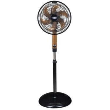 Imagem de Ventilador de Coluna 30cm Turbo 127V, Preto/Bronze, 45W, 3 Velocidades, Oscilação Horizontal