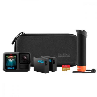 Imagem de Câmera GoPro hero 13 Bundle + Garra + 2 Baterias + 64GB 5,3K hlg hdr IPX7 Preto - CHDRB-131-RW