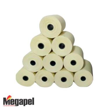 Imagem de Bobina Térmica 80X40 Amarela Caixa Com 30 Unidades - Megapel