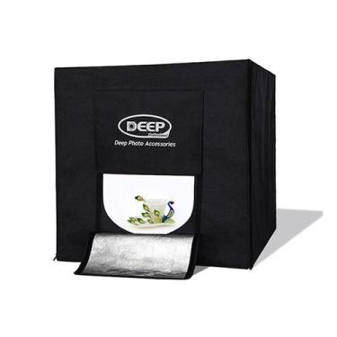 Imagem de Mini Estudio Fotográfico Foto Still c/ Iluminação Led 40x40cm DEEP