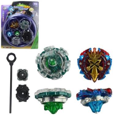 Imagem de Beyblade Burst Com Lançadores E Arena Redonda 19 Cm - Td