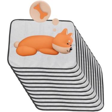 Imagem de 12 Tapetinhos Macios para Dormir Pet Antipulgas 200 Lavagens 70x50 Tra