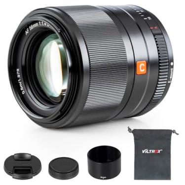 Imagem de Lente principal VILTROX 56mm F1.4 f/1.4 E-Mount APS-C com foco automático para câmera Sony EOS-M A6500 A6300 A6000 A6400 A6100 A5100 A6600 A7 A7R A7C A7II A7RII A7SIII A7III A7RIII A7RIV A9