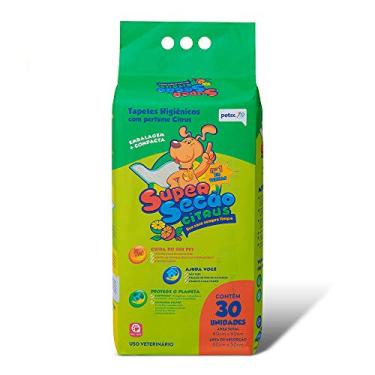 Imagem de Petix Tapete Higiênico Para Cães Super Secão Citrus Petix 30 Unidades