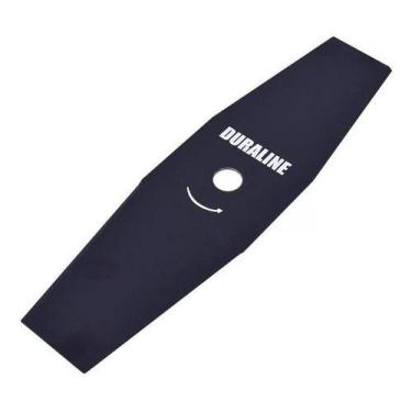 Imagem de Faca Lâmina Roçadeira 2 Pontas 300mm Furo 1pol 25,4mm 2mm - Duraline