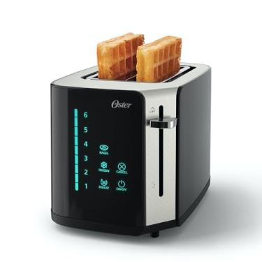 Imagem de Oster 2-Slice Touchscreen Toaster with Easy Touch Technology and Digital Countdown Timer, Stainless Steel