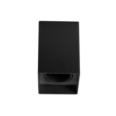 Imagem de Spot Sobrepor Quadrado para MR16 Dicróica Recuado Preto DS2444 Delis