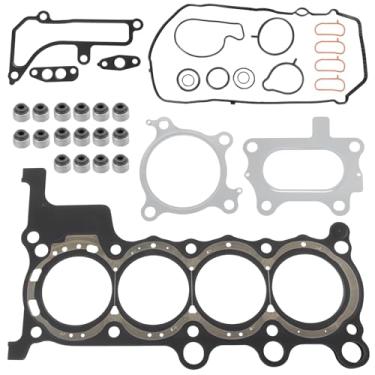 Imagem de Conjunto de juntas de cabeça de cilindro de motor 1,5L compatível com Honda Accord 2018-2022, Civic 2016-2021, CR-V 2017-2021, 1.5L L4 16V Gas Dohc Turbo, substituição HS55383, VS50884