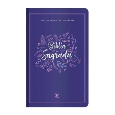Imagem de Biblia Aec - Letra Gigante - Roxo Folhas - VIDA EDITORA, 3