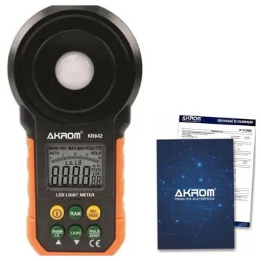 Imagem de Luxímetro para LED (atende NHO-11) + Certificado Calibração - KR842 - 