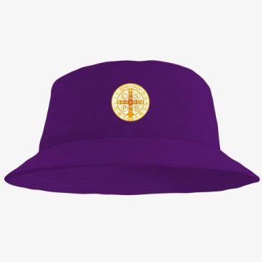 Imagem de Boné Chapéu Bucket Hat Estampado Medalha Sao Bento - MP Moda Masculina