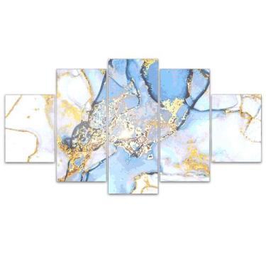 Imagem de Quadro Decorativo Mosaico MDF Mármore 3 115x60cm - EMPIRE GAMER