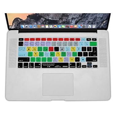 Imagem de XSKN Capa de silicone para teclado Ableton Live Shortcuts para MacBook Air de 13 polegadas lançado antes de 2015 MacBook Pro 13 15 17 polegadas, serve nos EUA e na UE