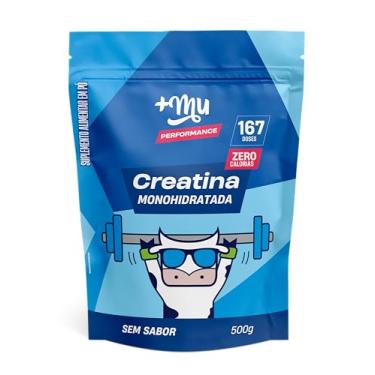 Imagem de +Mu Creatina Monohidratada 100% Pura s/Sabor - Refil 500g - Aumento da força no treino