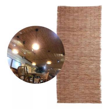 Imagem de Esteira de Bambu Natural 5mt x 1mt para Pergolado Bambuzinho para Deco