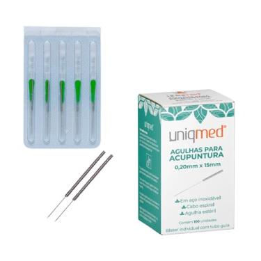 Imagem de Agulhas Para Acupuntura 0,20mmx15mm Capo Espiral 100 Und