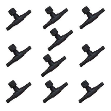 Imagem de 10 Divisor de Ar Registro para Mangueira de Aquario 4mm - Hanimal