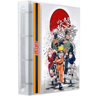 Imagem de Pasta Fichário Carta Cards 4 argolas Naruto Classico Shippuden +10 Fol
