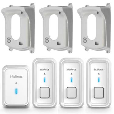 Imagem de Campainha sem fio CIB 101 Intelbras Com Protetor 3 entradas
