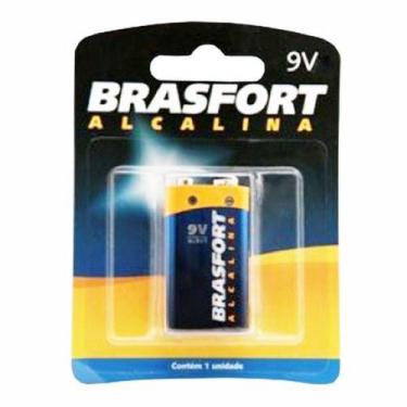 Imagem de Bateria 9V Alcalina Brasfort