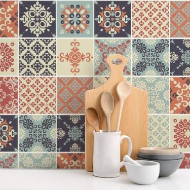 Imagem de Adesivo de Azulejo Cozinha Aveiro 20x20cm 24un - Quartinhos