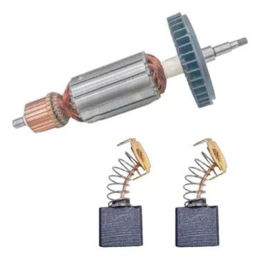 Imagem de Induzido + E. Carvão Compatível Lixadeira Makita Sa7000 220v - Bolte