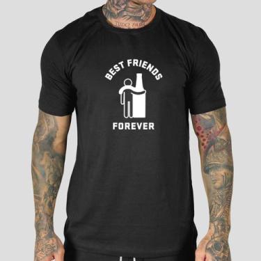 Imagem de Camiseta Masculina Personalizada Best Friends Forever - MP Moda Mascul