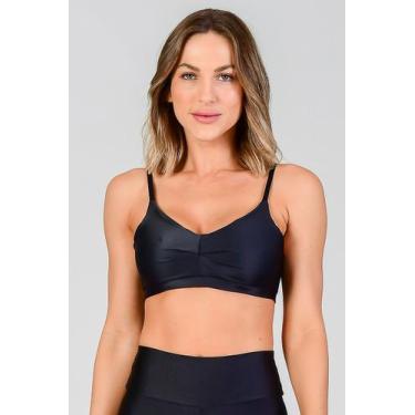 Imagem de Top Feminino Marina Fitae, Preto, P