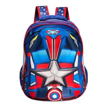 Imagem de Mochila Escolar Bolsa Infantil Masculina Grande Alto Relevo - Vozz, M4
