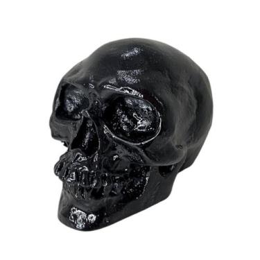 Imagem de Estatua Mini Cabeça Caveira Escultura Decoração Halloween - LZ Decoraç