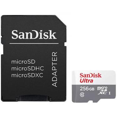 Imagem de Cartao de Memoria Micro SD de 256GB Sandisk Ultra SDSQUNR-256G-GN6TA -