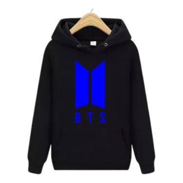 Imagem de Blusa de Moletom Canguru BTS I - Wess Store, Azul, P