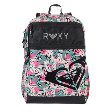Imagem de Mochila Feminina Roxy Paradise Preto e Rosa, Único, Preto
