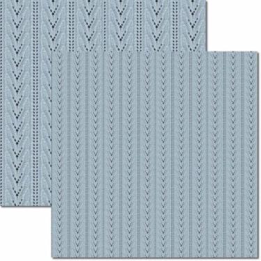 Imagem de Papel para Scrapbook Arte Fácil Textura Crochê 1 - SC-708
