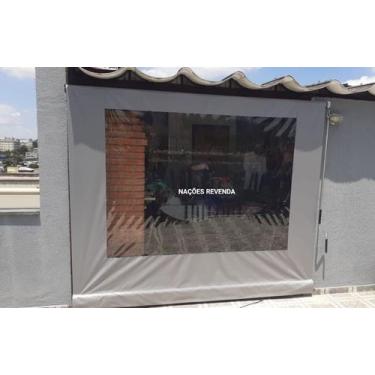 Imagem de Toldo modelo Cortina Vertical com Visor Completo Medidas 3m x 2,50m *A
