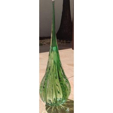 Imagem de Gota De Decoração Em Murano Verde G Cristais Tavares