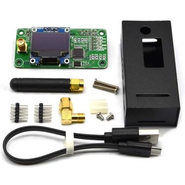 Imagem de AURSINC MMDVM Hotspot Hat Board (V1.5.2) com antena UHF 433 MHz Display OLED Capa de alumínio, chapéu MMDVM Pi para Raspbery Pi 3 4 3B 3B + Zero W Zero 2W Digital Hotspot Ham Radio